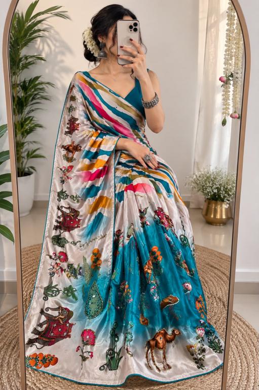 Vinayak rajasthani royal look wholesale saree catalogue